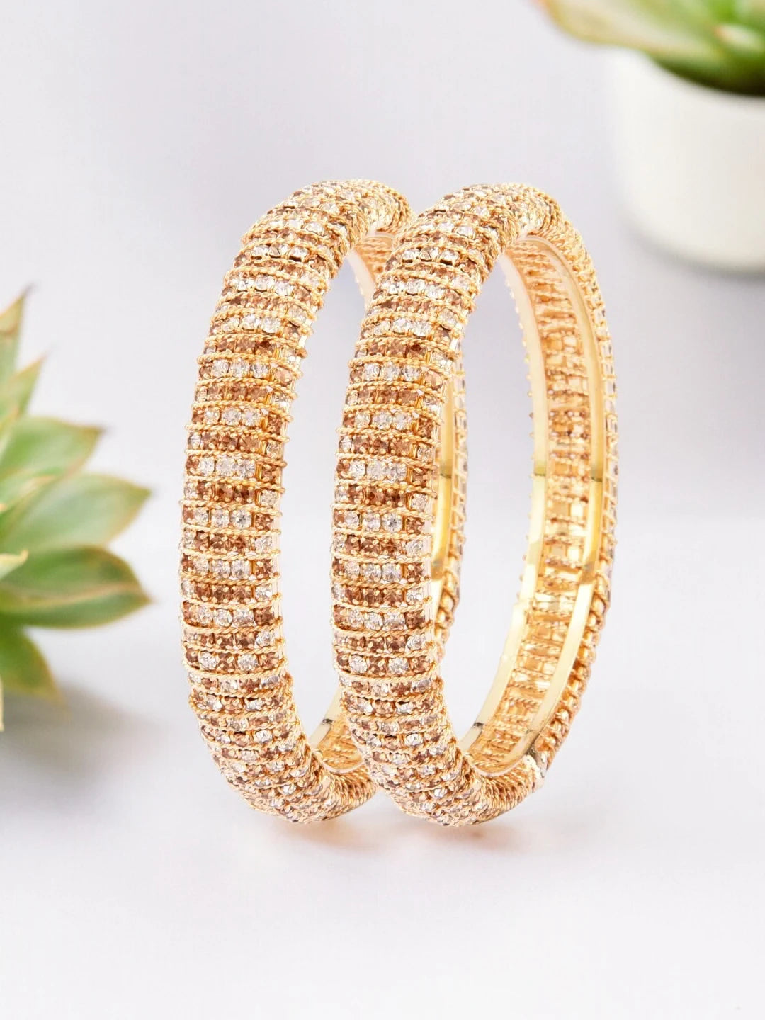 CZ Stones Kada Bangles