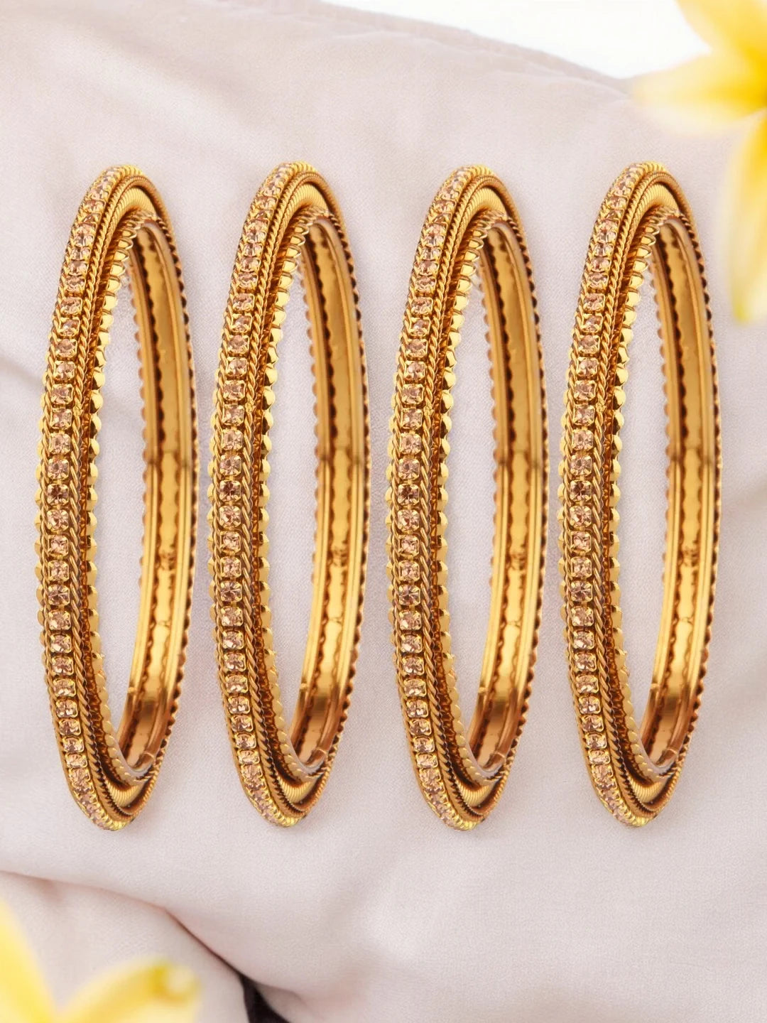 Antique Gold Plated Bangles