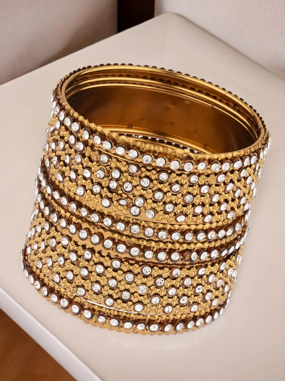 Gold Plated Chuda Bangles