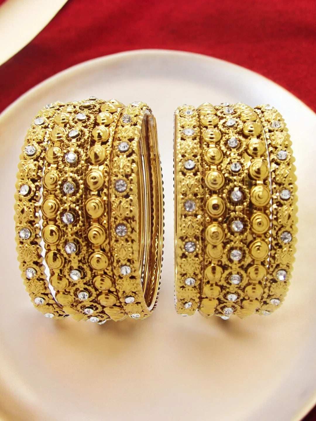 Gold Plated Chuda Bangles