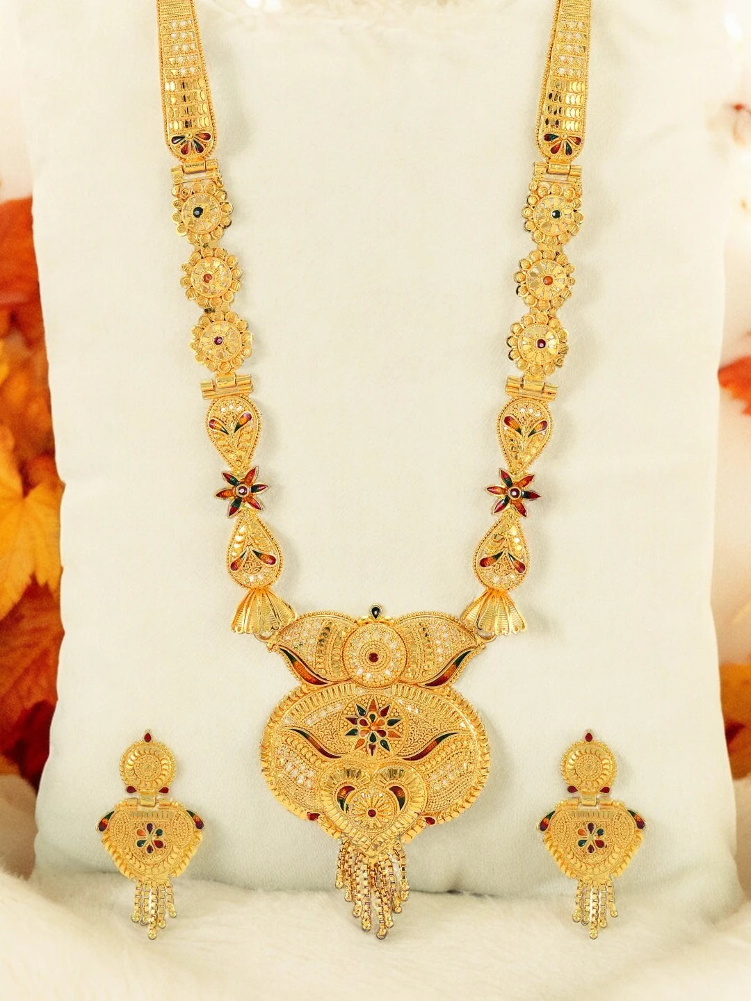 Gold Plated Necklace Set